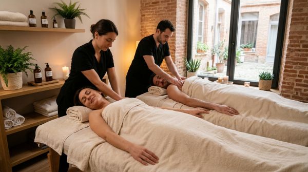 Offrez-vous un massage en duo à Toulouse pour un moment complice